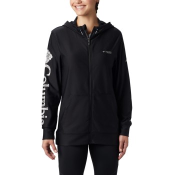 Columbia Trinity Trail Fleece Full Zip, Chamarras Negros Para Mujer | 982065-JWY